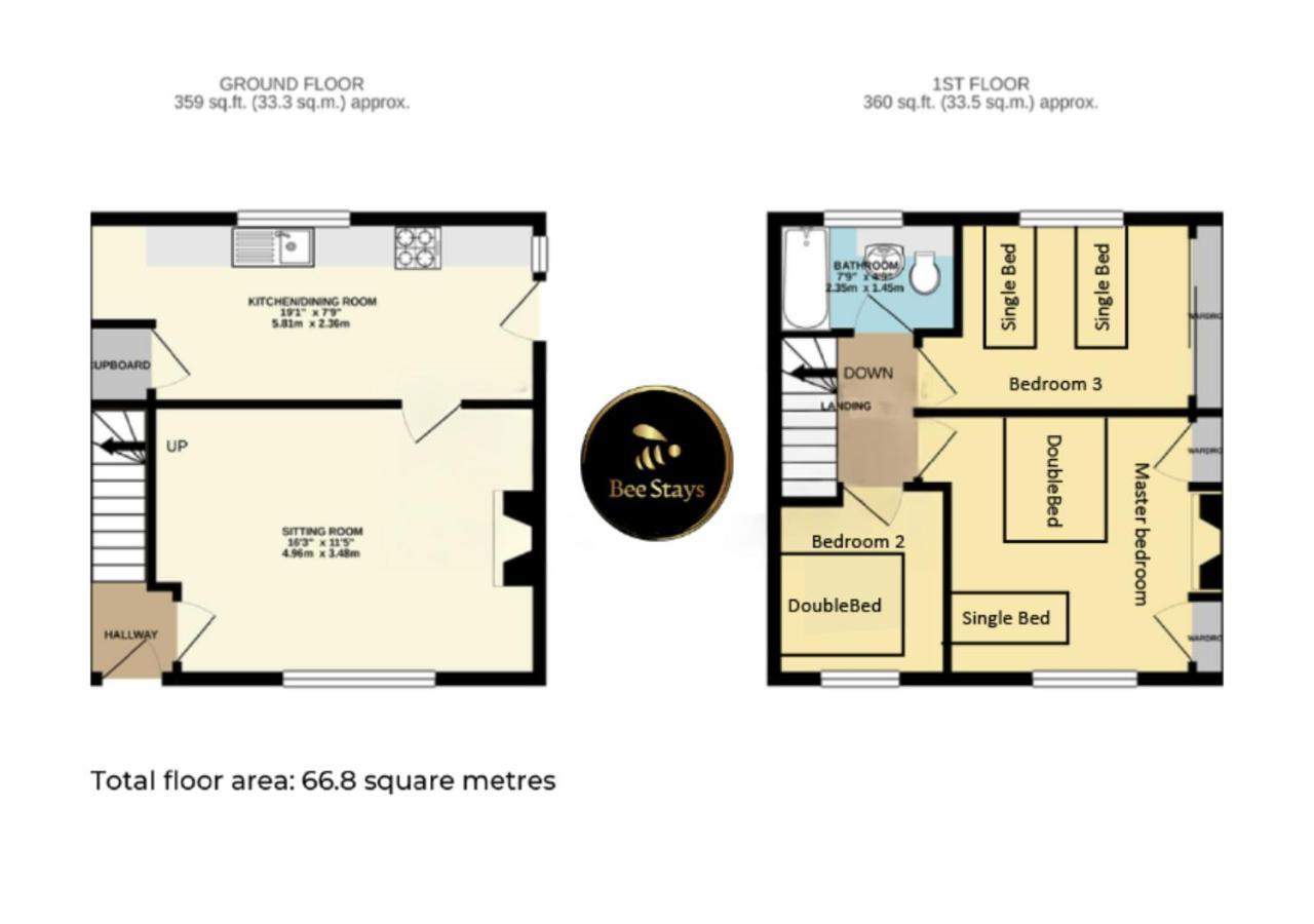 Bee Stays - Northway House Warrington  Luaran gambar
